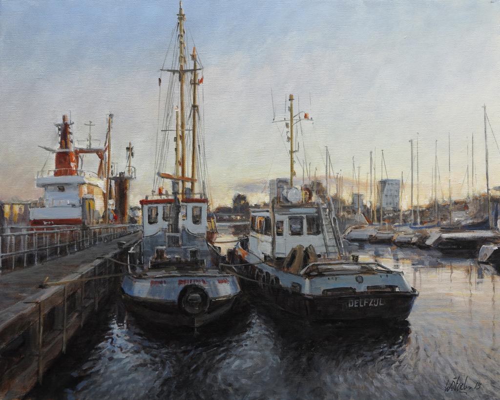 Haven Delfzijl (2) 2015 40x50 acryl doek (1) - Walter Stoelwinder.jpg